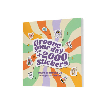 Книга со стикери 'Groove Your Day' 