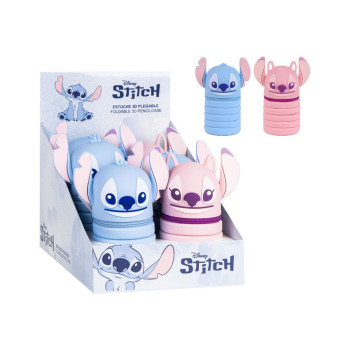 Силиконски несесер за моливи, Disney: Stitch - Angel 