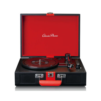 Грамофон, CLASSIC PHONO TT-110 - Black/Red 