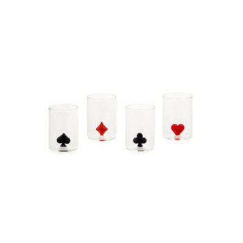 Сет од 4 шот-чашки, Dealer, 50 ml 