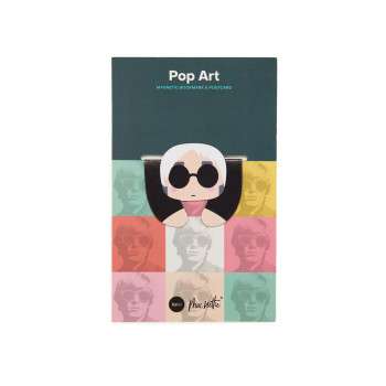 Магнетен обележувач за книги, Macnettic - Pop Art 