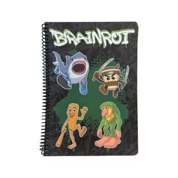 Тетратка со спирала, Brainrot 1, B5 