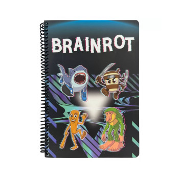 Тетратка со спирала, Brainrot 2, B5 