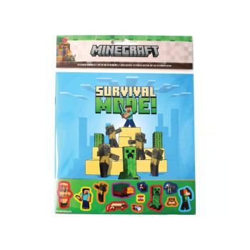 Албум со стикери + стикери, Minecraft 