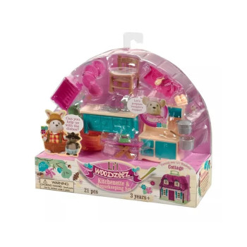 Сет за игра, Lil Woodzeez - Kitchenette & Housekeeping Set 