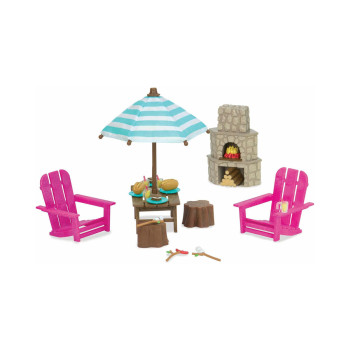 Сет за игра, Lil Woodzeez - Outdoor Patio Set 
