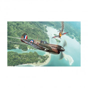 Макета, Aircraft, P-40 E/K Kittyhawk, 1:48 