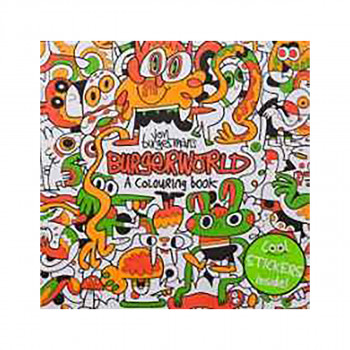 Jon Burgerman's Burgerworld : A Colouring Book 