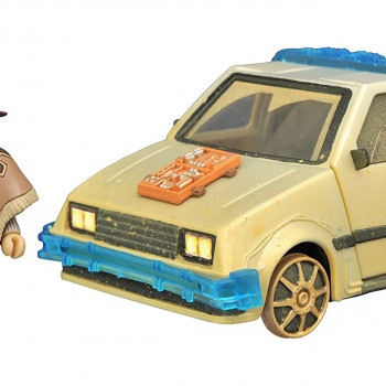 Diamond Select Toys Back to the Future III: Rail Ready Time Machine Minimates Ve 