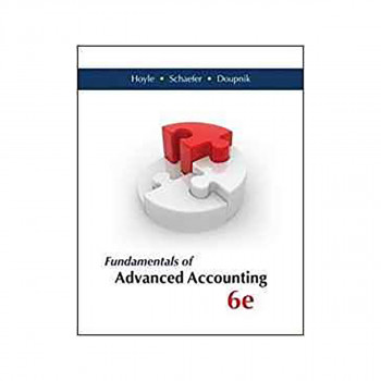 Fundamentals of Advanced Accounting 