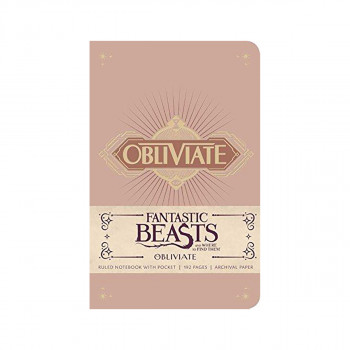 Fantastic Beasts and Where to Find Them: Obliviate Hardcover Ruled Notebook 