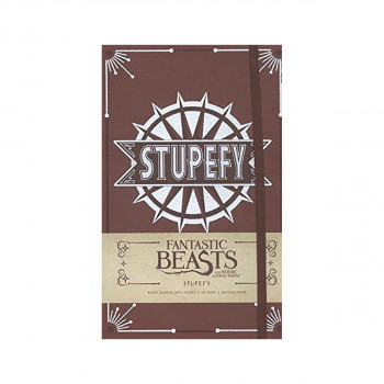 Fantastic Beasts and Where to Find Them: Stupefy Hardcover Ruled Journal 