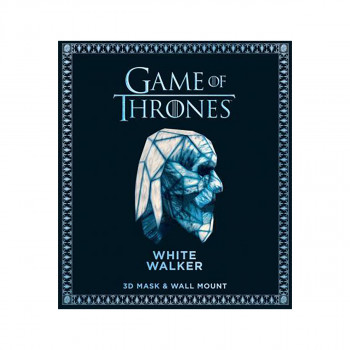 Game of Thrones Mask - White Walker : 3D Mask & Wall Mount 