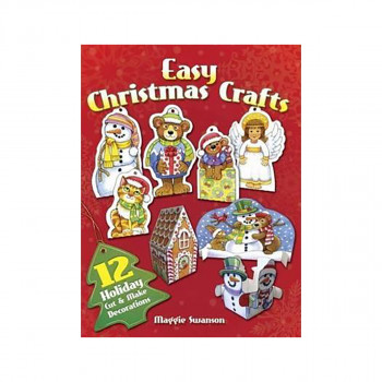 Easy Christmas Crafts : 12 Holiday Cut & Make Decorations 