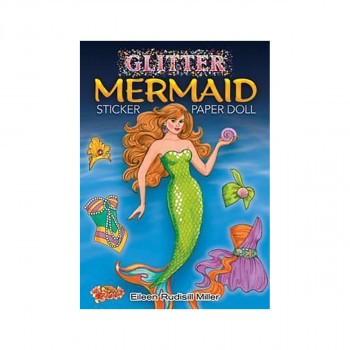 Glitter Mermaid Sticker Paper Doll 