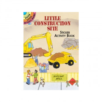 Little Construction Site Sticker Activity Book 