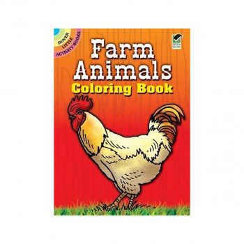 Farm Animals Coloring Book 