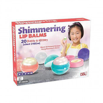 Shimmering Lip Balms : 20 Pretty & Glittery Science Creations, Blend All-Natural 