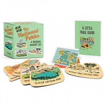 The National Parks : A Wooden Magnet Set 