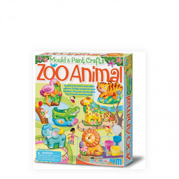 Сет за изработка, Mould & Paint Crafts, Zoo Animal 