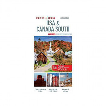 Insight Guides Travel Map USA & Canada South (Insight Maps) 