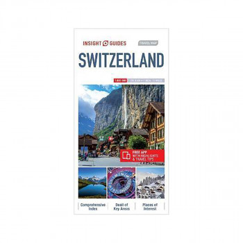 Insight Guides Travel Map Switzerland 