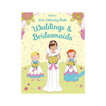 First Colouring Book Weddings and Bridesmaids 