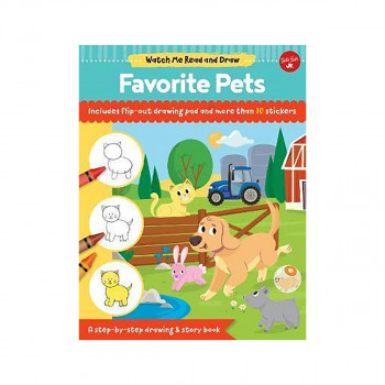 Watch Me Read and Draw: Animal Friends : A step-by-step drawing & story book 