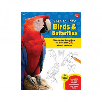 Learn to Draw Birds & Butterflies : Step-by-step instructions for more than 25 w 