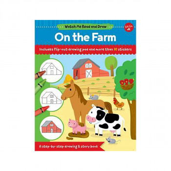 Watch Me Read and Draw: On the Farm : A step-by-step drawing & story book - Incl 