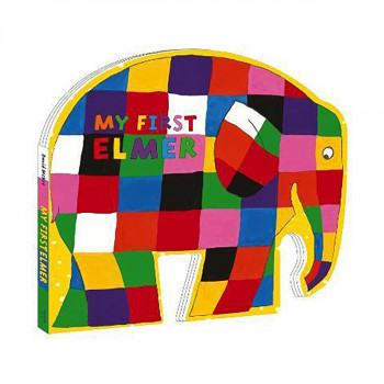 My First Elmer : Shaped Board Book 