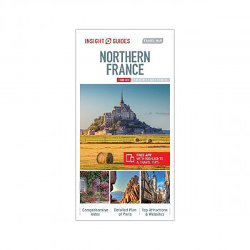 Insight Guides Travel Map Northern France 