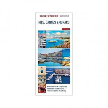 Insight Flexi Map Nice, Cannes and Monaco Map 
