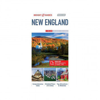 Insight Guides Travel Map New England 