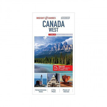 Insight Guides Travel Map Canada West 
