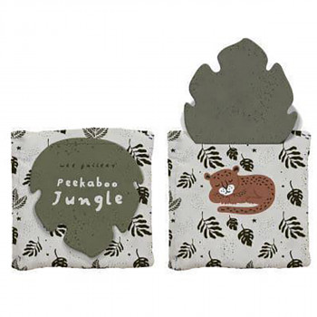 Peekaboo Jungle - Wee Gallery Peekaboo Cloth Books 