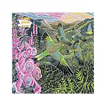 Adult Jigsaw Puzzle Annie Soudain: Foxgloves and Finches 