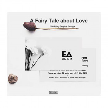Fairy Tale About Love: Wedding Graphic Design 