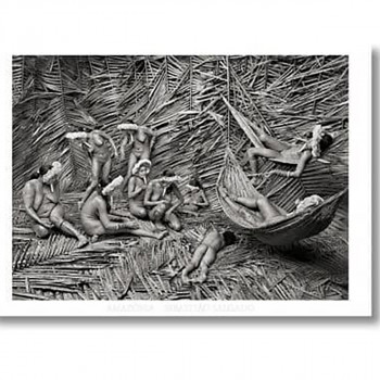 Sebastiao Salgado. Amazonia. Poster 'Zo'e Women' 