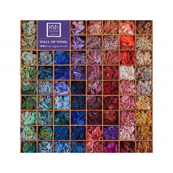 Adult Sustainable Jigsaw Puzzle: Royal School of Needlework: Wall of Wool 