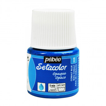 Боја за текстил, Pebeo, Setacolor Opaque, 45мл, cobalt blue 