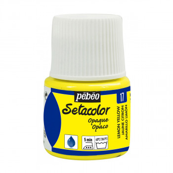 Боја за текстил, Pebeo, Setacolor Opaque, 45мл, lemon yellow 