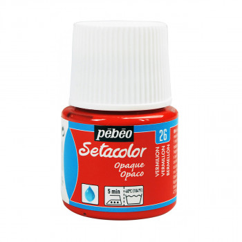 Боја за текстил, Pebeo, Setacolor Opaque, 45мл, vermilion 