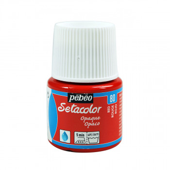 Боја за текстил, Pebeo, Setacolor Opaque, 45мл, red 