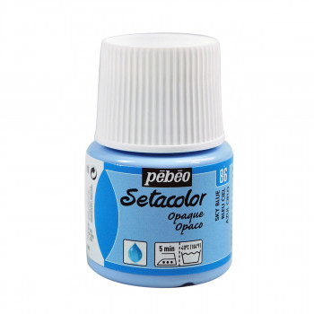 Боја за текстил, Pebeo, Setacolor Opaque, 45мл, sky blue 