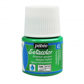 Боја за текстил, Pebeo, Setacolor Shimmer, 45мл, chlorophyll 