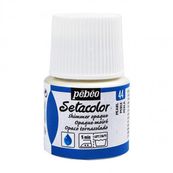 Боја за текстил, Pebeo, Setacolor Shimmer, 45мл, pearl 