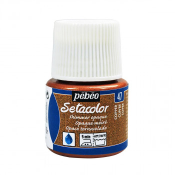 Боја за текстил, Pebeo, Setacolor Shimmer, 45мл, copper 