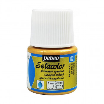 Боја за текстил, Pebeo, Setacolor Shimmer, 45мл, rich gold 