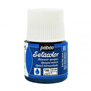 Боја за текстил, Pebeo, Setacolor Shimmer, 45мл, electric blue 